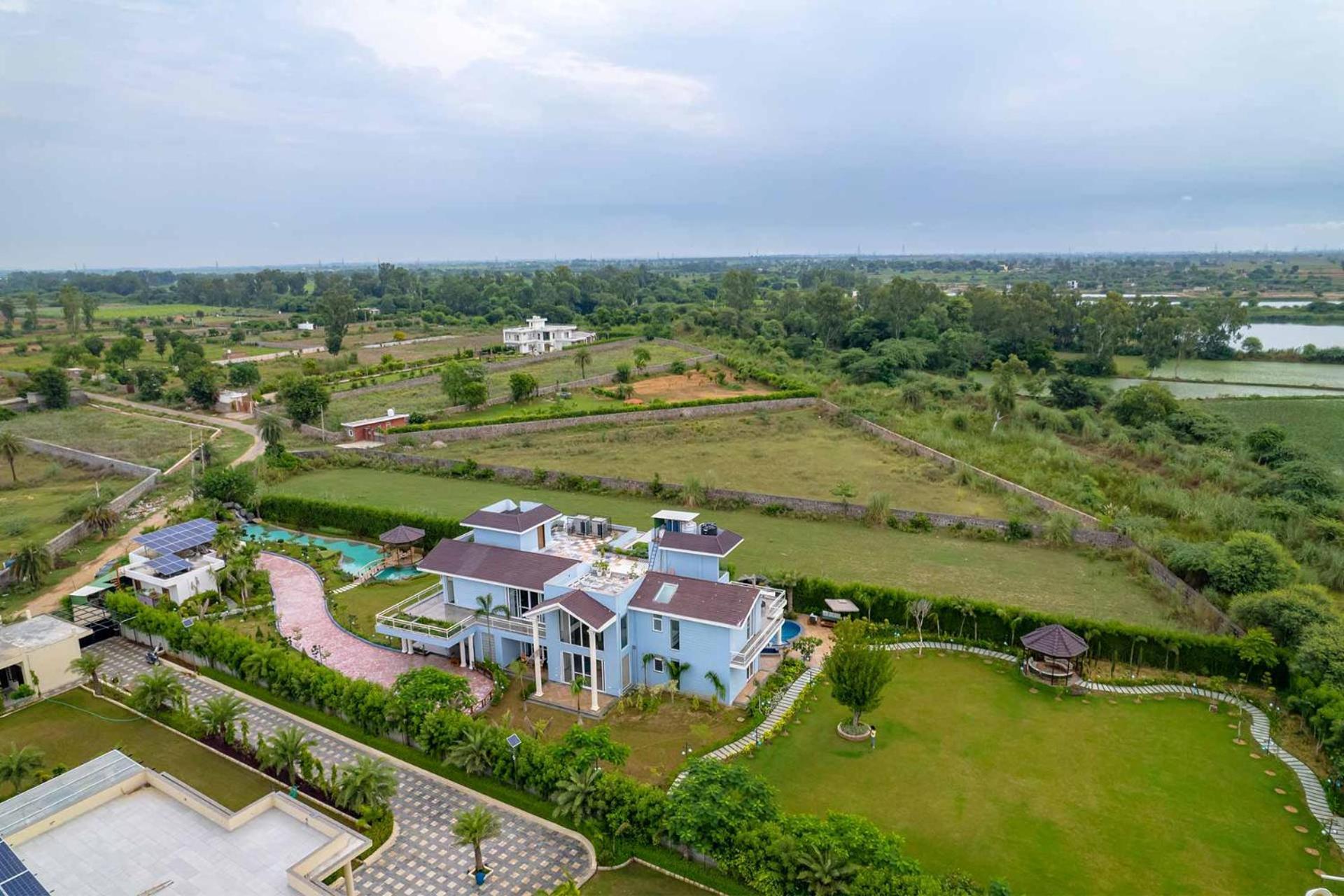 Stayvista At Serenity Farms With Pool, Lawn, Bonfire & Bbq Sohna Εξωτερικό φωτογραφία