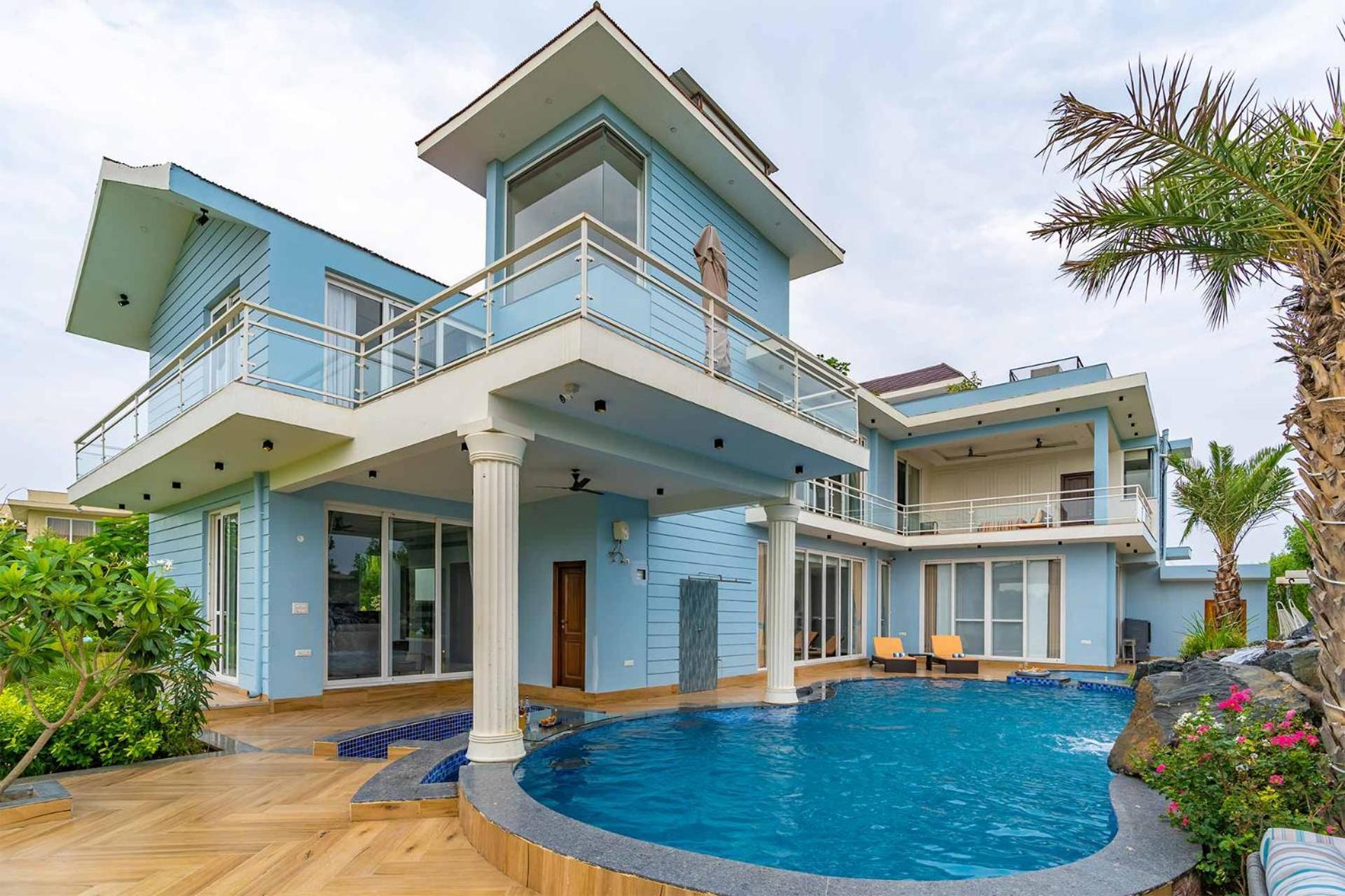 Stayvista At Serenity Farms With Pool, Lawn, Bonfire & Bbq Sohna Εξωτερικό φωτογραφία